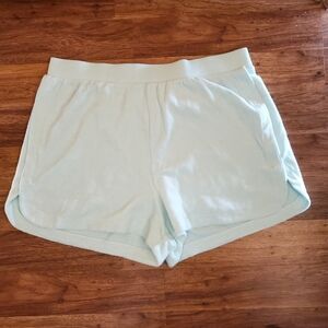 NEW GAP Terrycloth Shorts Women's XL Soft Mint